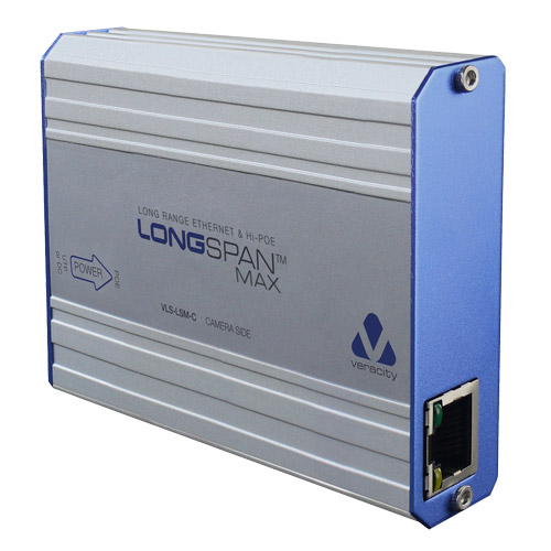 Veracity VLS-LSM-C Longspan Max, Hi-Poe Ethernet Extender