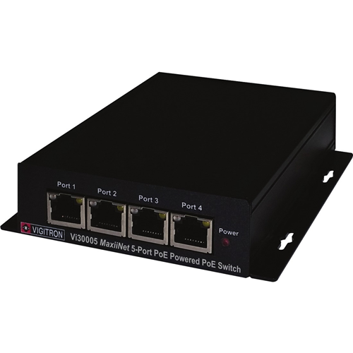 Vigitron MaxiiNet 5-Ports 1G (1000Mbps) PoE Powered Switch