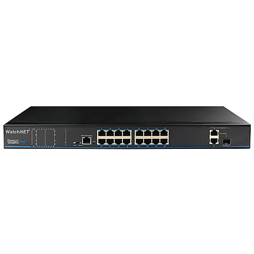 WatchNET 16 Port Unmanaged PoE+ Switch