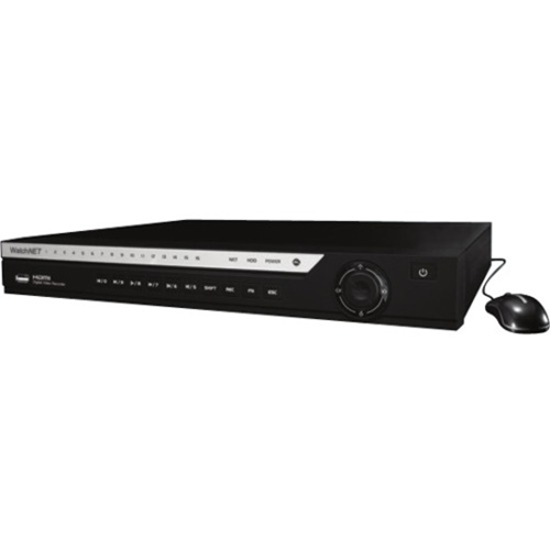 WatchNET 16 Channel 8MP Mini 1U DVR - 6 TB HDD