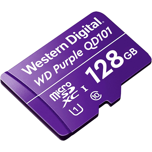 WD Purple WDD128G1P0C 128 GB Class 10/UHS-I (U1) microSDXC
