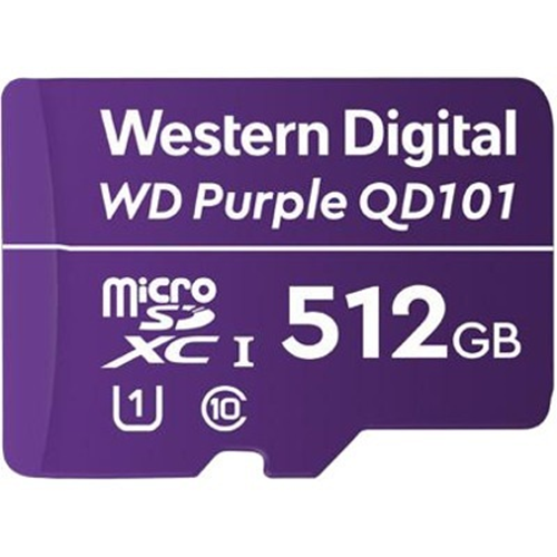 WD Purple WDD512G1P0C 512 GB Class 10/UHS-I (U1) microSDXC