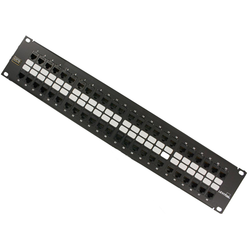 Leviton QuickPort 48 Port Cat5e Network Patch Panel