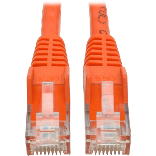 Tripp Lite 15ft Cat6 Snagless Molded Patch Cable UTP Orange RJ45 M/M 15'