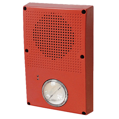 Kidde WG4RN-SVMHC Genesis WG4 Series Speaker Strobe, No Marking, High Candela, Clear Lens, Red