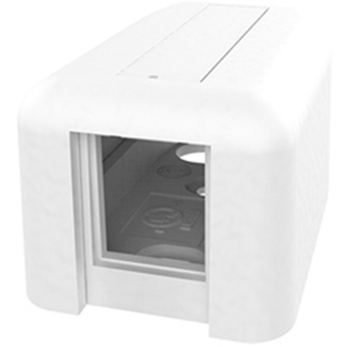 Ortronics HDJ Plastic Surface Mount Box, Single Port, Cloud White