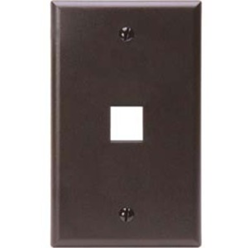 Leviton QuickPort 1 Socket Faceplate