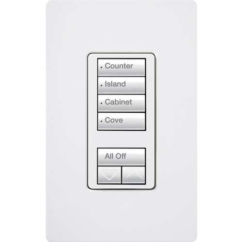 Lutron RadioRA 2 RRD-W4S-SW Hard Wire Controller