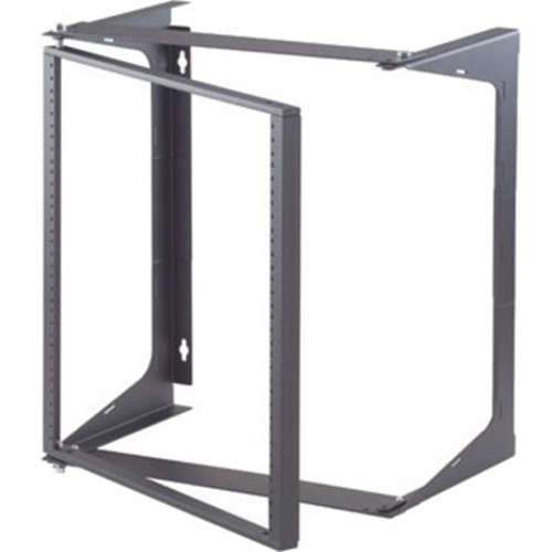 Ortronics Swing-EZ Wall Rack, Black, 18.00