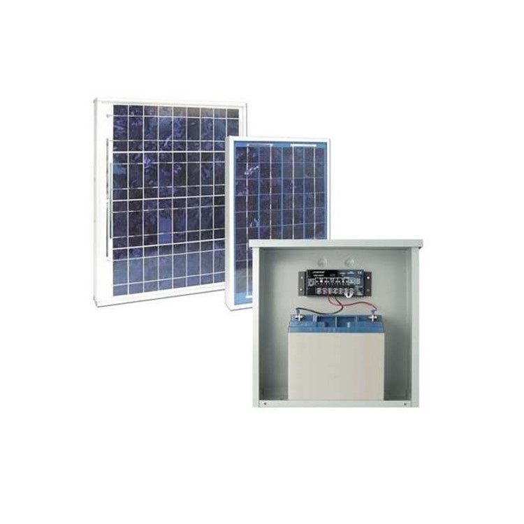 Securitron Bpss-20 Solar Power Supply, 12v With 20w Solar Panel And 18ah Battery