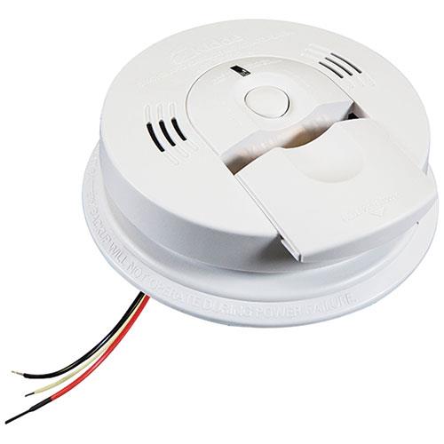 Kidde KN-COSM-IBA Smoke & Carbon Monoxide Alarm, 120VAC, Battery Backup