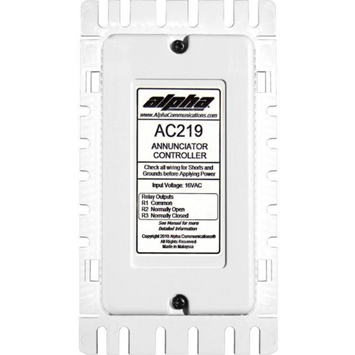 Alpha AC219 Annunciator Control Unit for AlphaEcall and CM800 / DS100