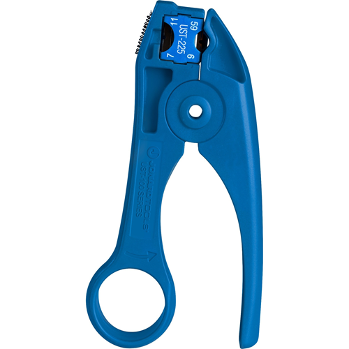 Jonard Tools COAX Stripping Tool for RG59, RG6, RG7, RG11 Cables with Cable Stop