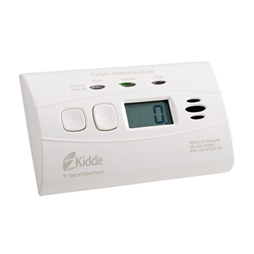 Kidde C3010D Sealed Lithium Battery Power Carbon Monoxide Alarm with Digital Display