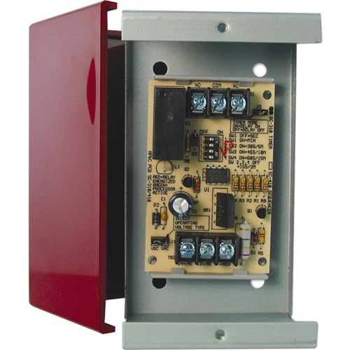 Timing Relay 12-24vac/Dc Red Cabinet