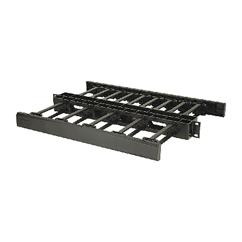 HORIZONTAL CABLE MANAGER, DOUBLE SIDED, 19
