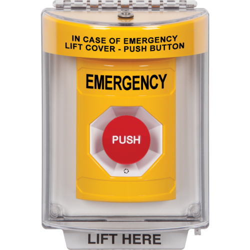 Safety Technology Yellow Ss, 13010 Cvr, Turn/Reset, Emergency Lbl, E