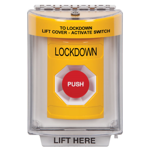 Safety Technology Yellow Stopper Station, Sti-13010 Cover, Lockdown