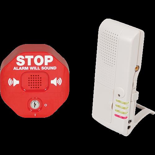 WIRELESS EXIT STOPPER W/4 CHANNEL VOICE RECVER