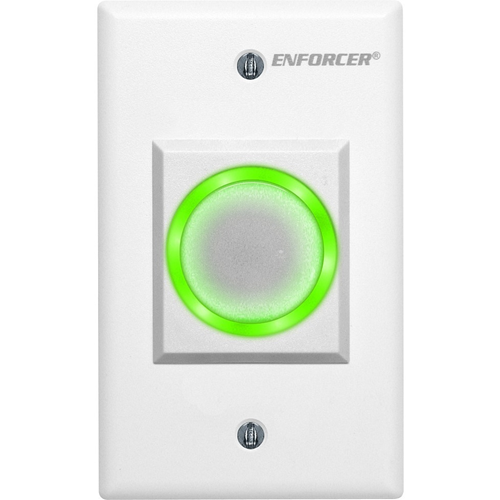 Enforcer Request-To-Exit Plate - IR No-Touch Sensor, White Faceplate