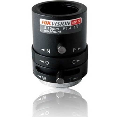 Hikvision - 5 mm to 15 mm - f/1.4 - Zoom Lens for CS Mount