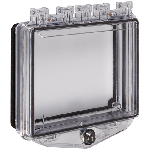 STI Polycarbonate Enclosure with Open Spacer for Flush Mount & Key Lock