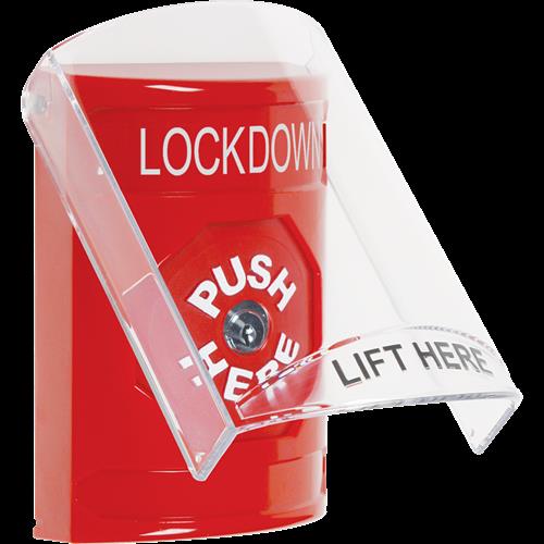 Safety Technology Red Key To Reset Ss W/Shld Lockdown Text-English