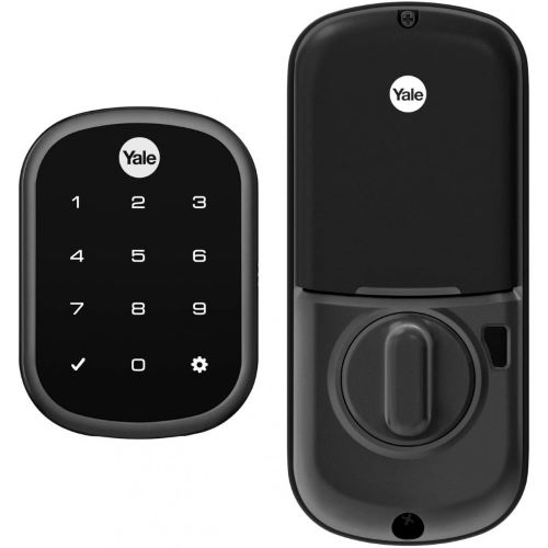 Yale Pro Tchscreen Deadbolt W/ Z-Wave Blk Suede