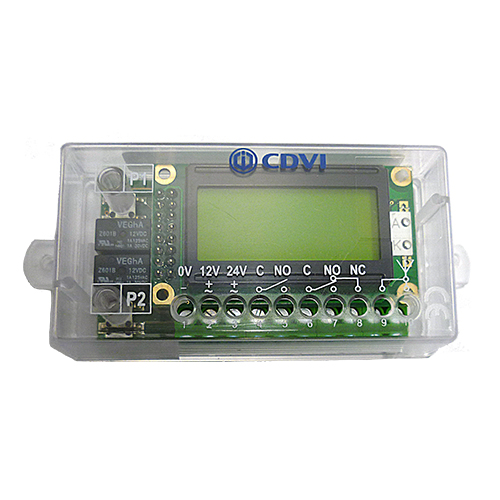 CDVI WR2LCD RAUM 2-Relay Stand-Alone Receiver + LCD Display