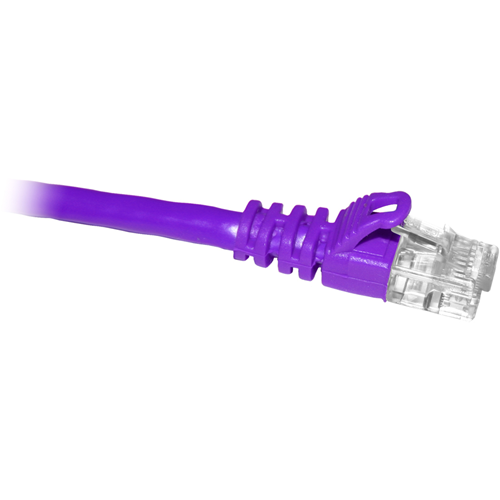 ClearLinks 25FT Cat5E 350MHZ Purple Molded Snagless Patch Cable