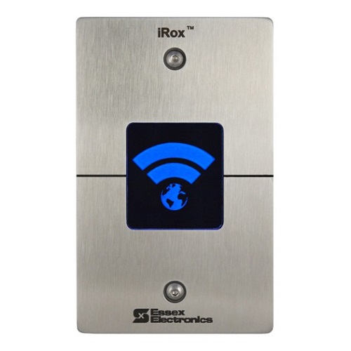 Essex Electronics IRX-2S iRox High Frequency iCLASS SE Reader, Single Gang, Stainless Faceplate