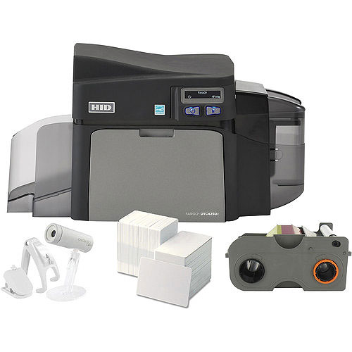 Fargo DTC4250e Single Sided Dye Sublimation/Thermal Transfer Printer - Color - Card Print - Ethernet - USB