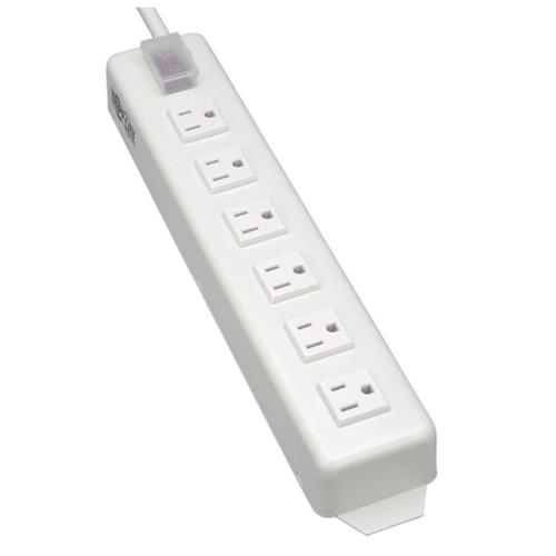 Power Strip Metal 6 Outlet 15'