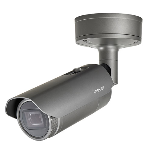 WiseNet XNO-6085R 2MP Network Outdoor Bullet Camera with 4.1-16.4mm Lens