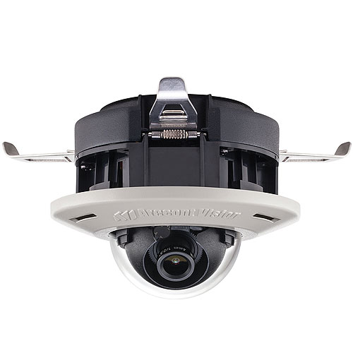 Arecont Vision AV3556DN-F-APZ MicroDome G2 3MP WDR, Day/Night, 2048x1536, 21 fps, MJPEG/H.264, Remote Focus, 2.8mm Lens, In-ceiling Flush Mount, Indoor