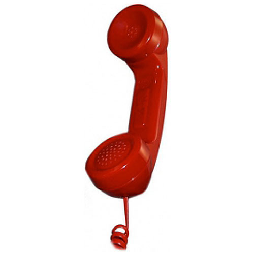 Alpha TW2500RD A/R Handset + Regular Cord, RED