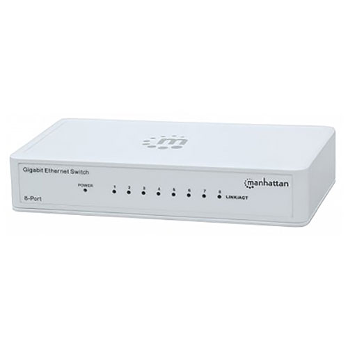 Manhattan 560702 8-Port Gigabit Ethernet Switch