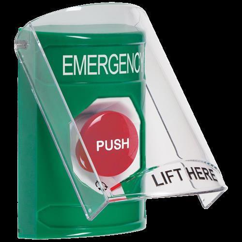 Safety Technology Green Button, 6517 Cover, Turn To Reset, 