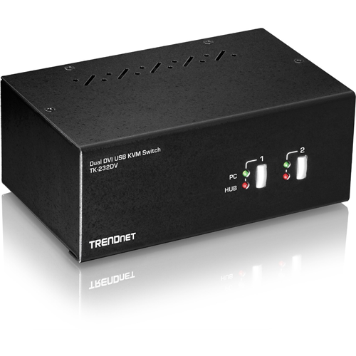 TRENDnet 2-Port Dual Monitor DVI KVM Switch