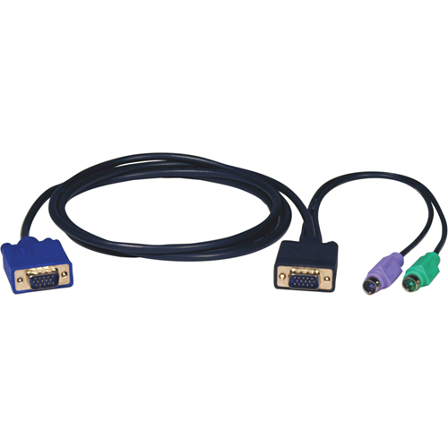 Tripp Lite 10ft PS/2 Cable Kit for B004-008 KVM Switch 3-in-1 Kit