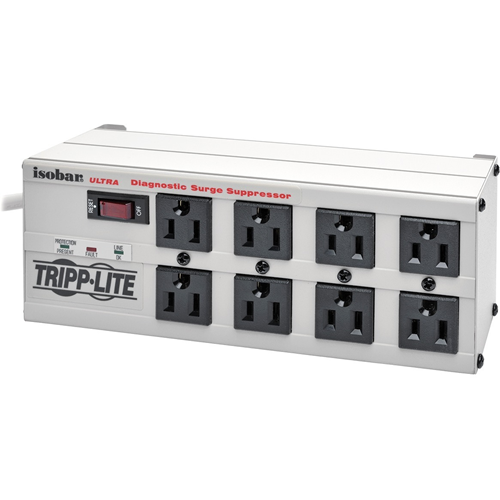 Tripp Lite Isobar Surge Protector Metal 8 Outlet 25' Cord 3840 Joules