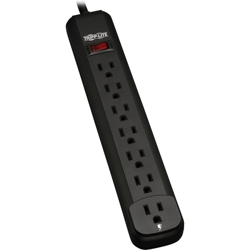 Tripp Lite Power Strip 120V 5-15R 7 Outlet 12' Cord 5-15P Black