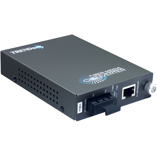 TRENDnet TFC-110S15 10/100Base-TX to 100Base-FX Single-Mode Fiber Converter