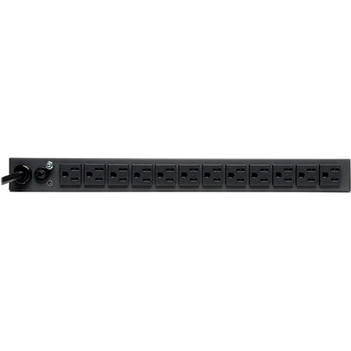 Tripp Lite PDU Metered 120V 15A 5-15R 13 Outlet 5-15P Horizontal 1URM 6ft Cord