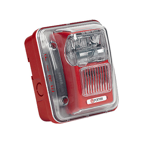 Wall Selectable Horn/Strobe Plain Red