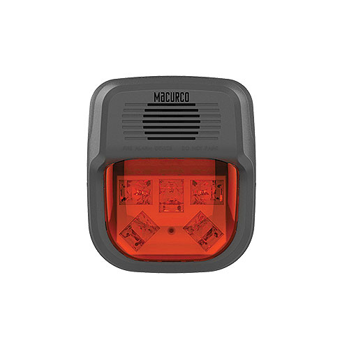 MACURCO HORN STROBE COMBO (RED)