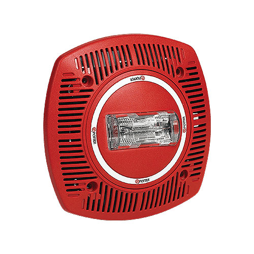 Ceiling Selectable Strobe Speaker Red