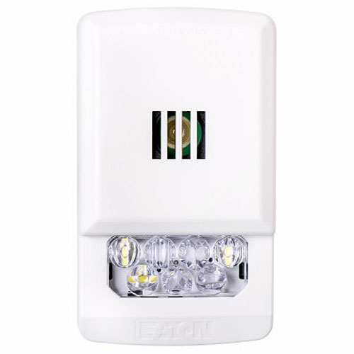 Eaton ELHSW-N Eluxa LED Horn Strobe, White, Wall, 24V, 15/30/75/110/135/185CD, No Lettering