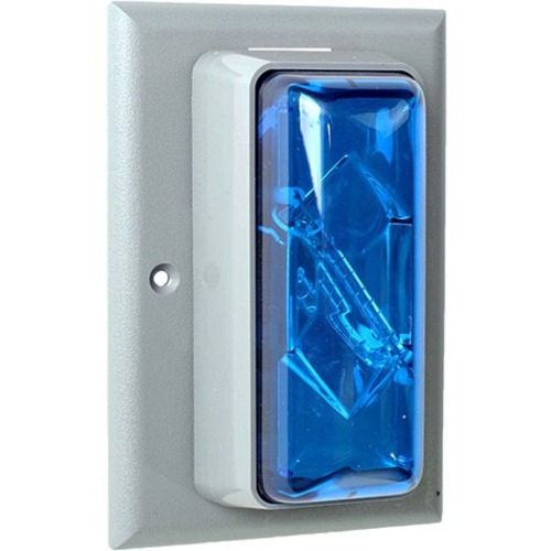 Edwards Signaling Indoor Flush Mount Strobe Blue 120VAC 50/60Hz, 0.090A