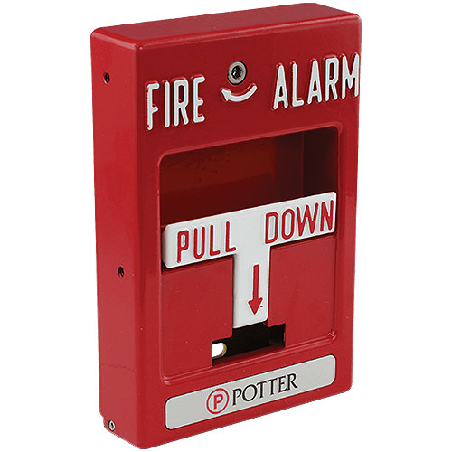 RMS-1t-Wp Wthr Prf Sngl Action Red - Fire Alarm